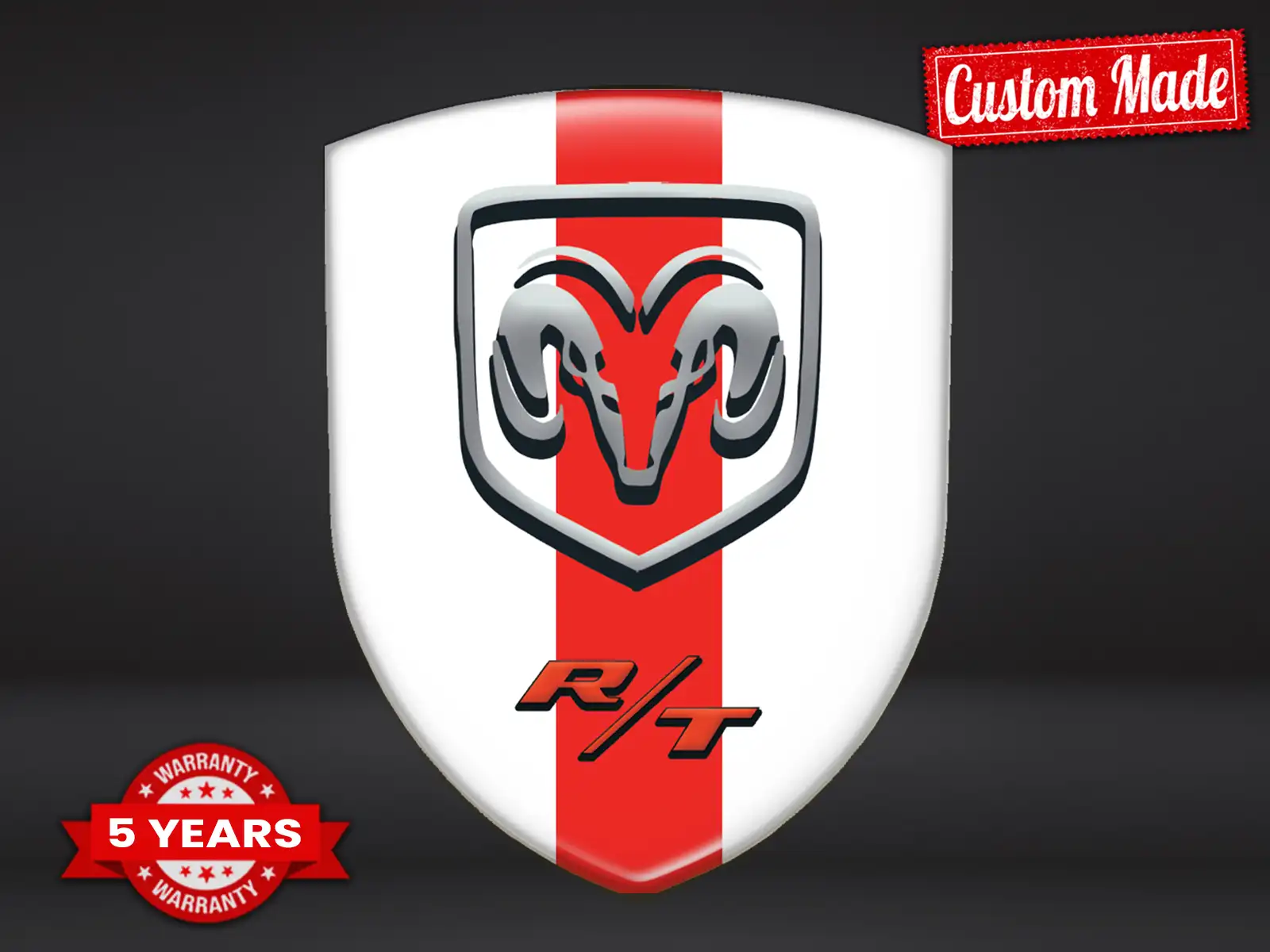 Dodge Autocollant Étanche Max Résistant Stylé Pro Design